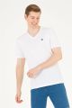 U.S. Polo Assn. V-Neck T-shirt for Men in White