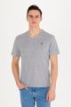 U.S. Polo Assn. V-Neck T-shirt for Men in Grey